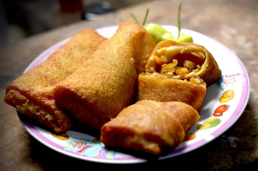Ilustrasi mimpi es teler — lumpia, delicious, food, tasty, snack, culinary, dessert, cooking, indonesian food, rolls, lumpia, lumpia, lumpia, lumpia, lumpia, indonesian food